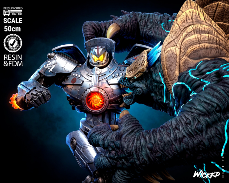 Pacific Rim Diorama + Busts + Extras