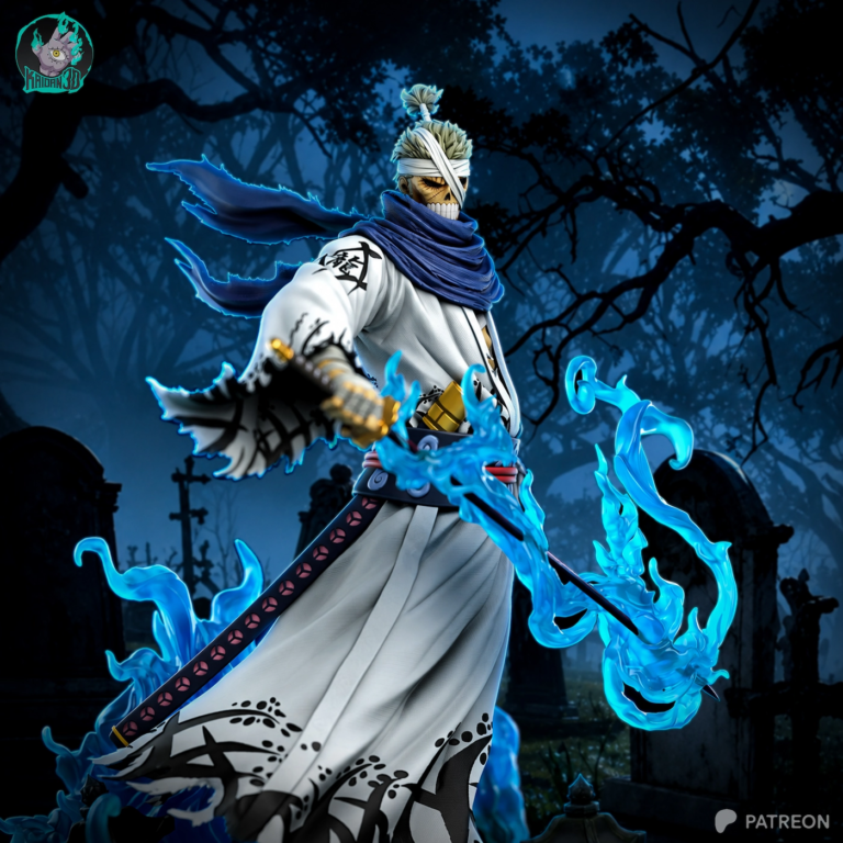 Shimotsuki Ryuma STL + Extras - One Piece