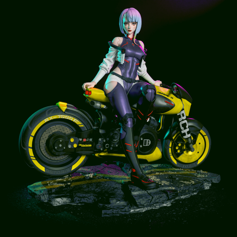 Lucy STL 3 + Bust + NSFW - Cyberpunk: Edgerunners