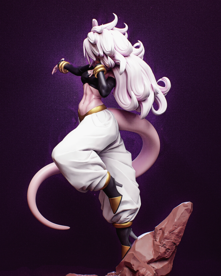 Android 21 STL + Bust - Dragon Ball