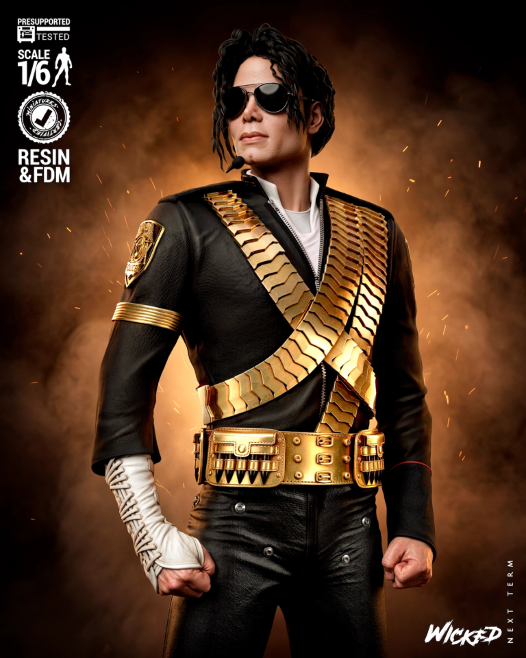 Michael Jackson STL + Bust