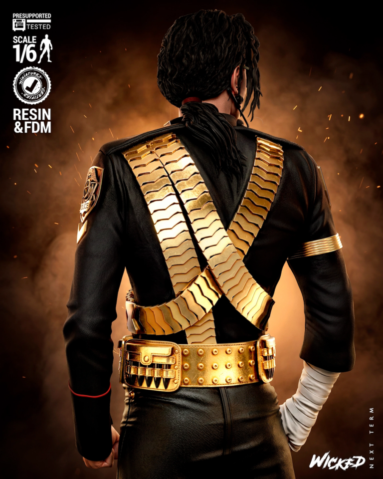 Michael Jackson STL + Bust