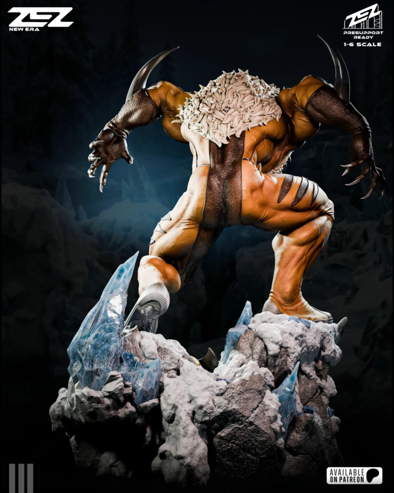 Sabretooth STL + Bust + Extras - Marvel