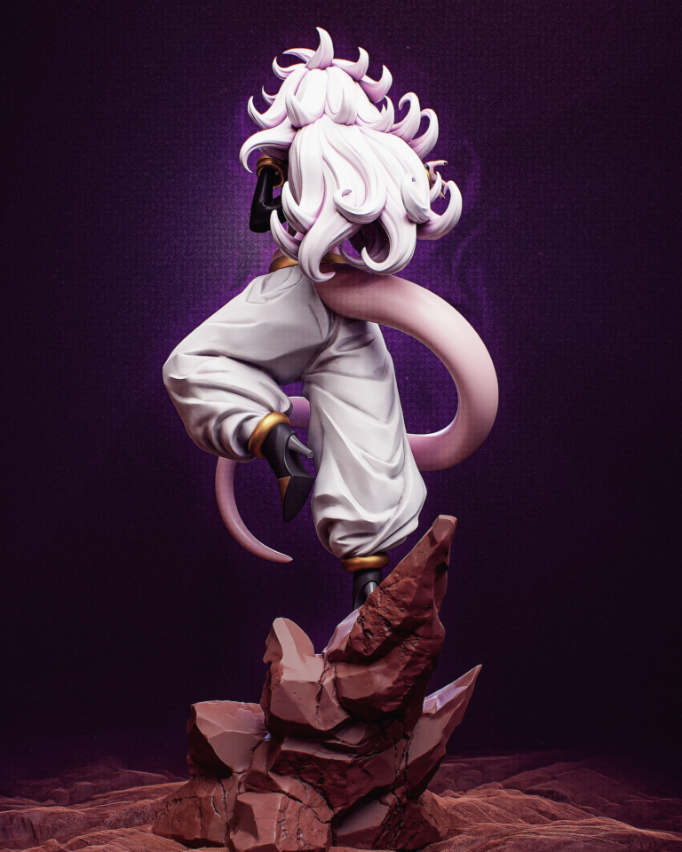 Android 21 STL + Bust - Dragon Ball