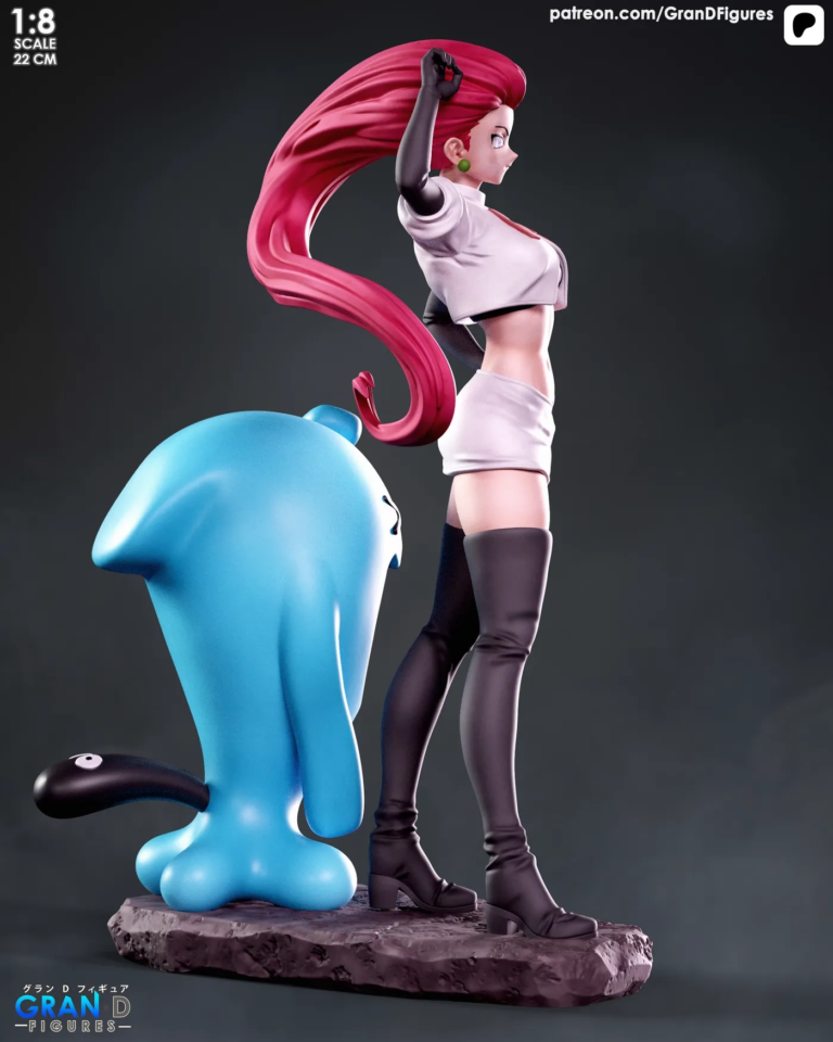 Jessie and Wobbuffet Diorama - Pokemon