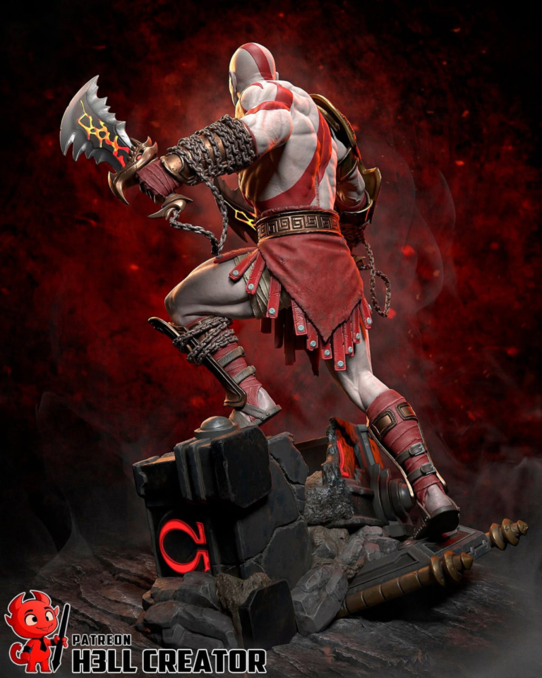 Kratos STL 12 + Bust - God of War