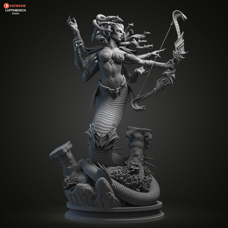 Lady Vashj STL + NSFW - Warcraft