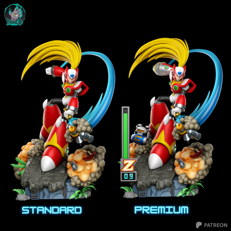 Zero STL 2 + Extras - Mega Man