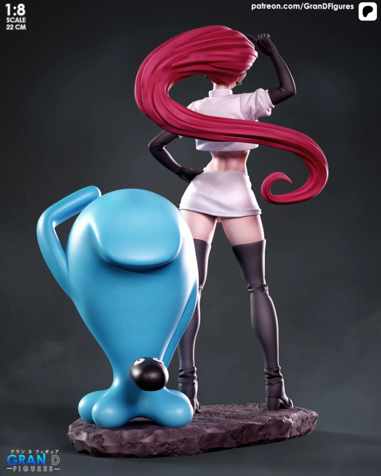 Jessie and Wobbuffet Diorama - Pokemon