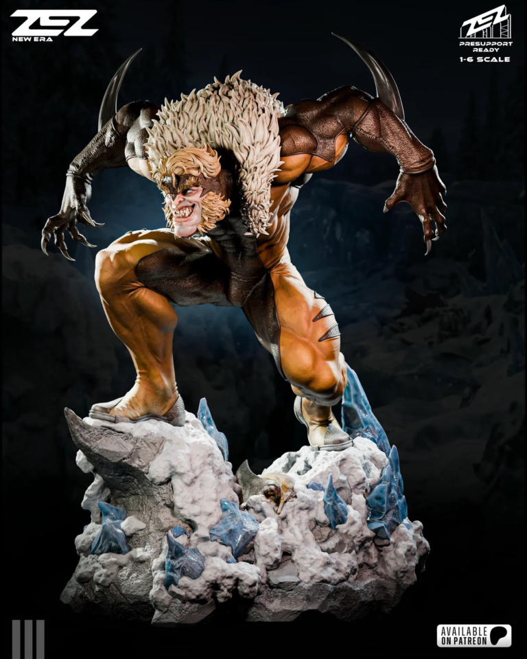 Sabretooth STL + Bust + Extras - Marvel