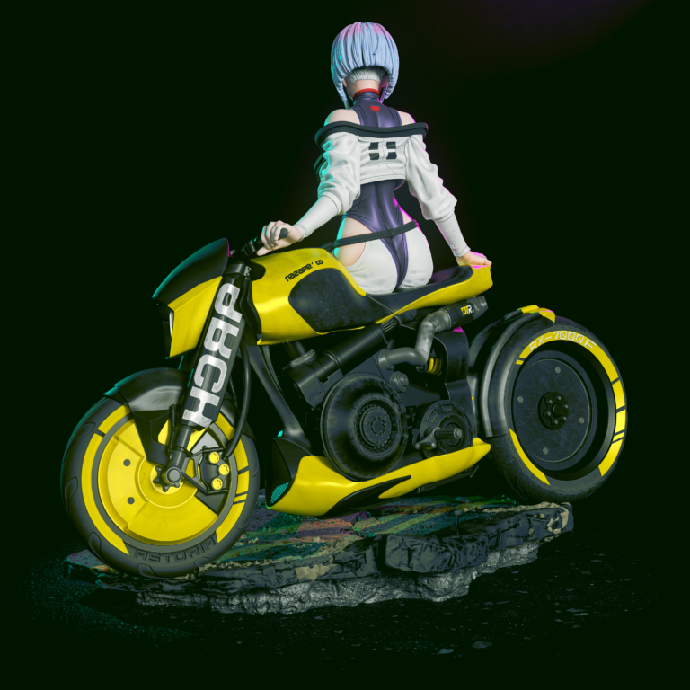 Lucy STL 3 + Bust + NSFW - Cyberpunk: Edgerunners
