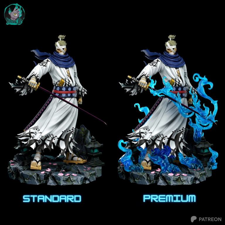 Shimotsuki Ryuma STL + Extras - One Piece