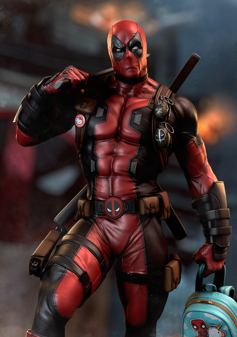 Deadpool STL 3 + Bust - Marvel