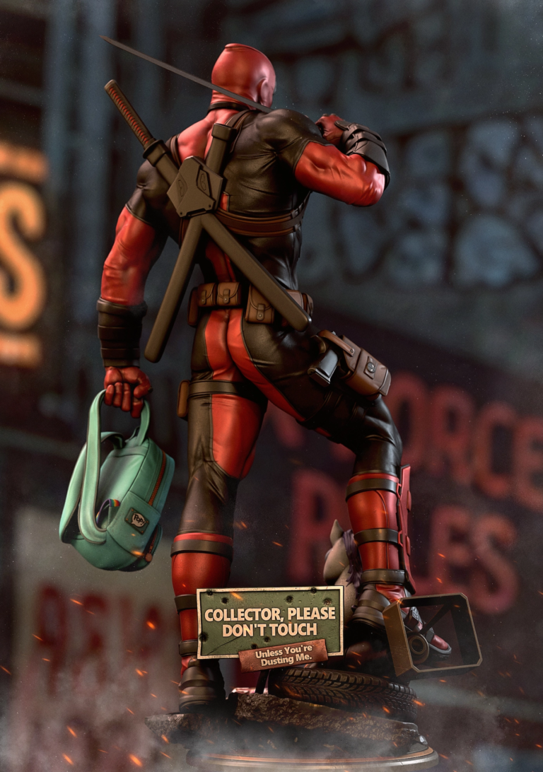Deadpool STL 3 + Bust - Marvel