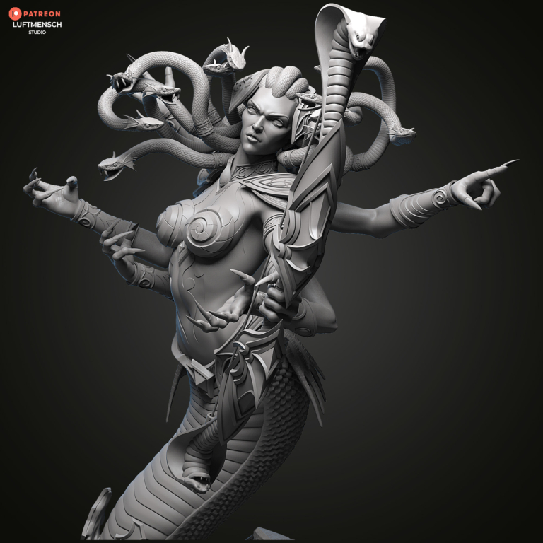 Lady Vashj STL + NSFW - Warcraft