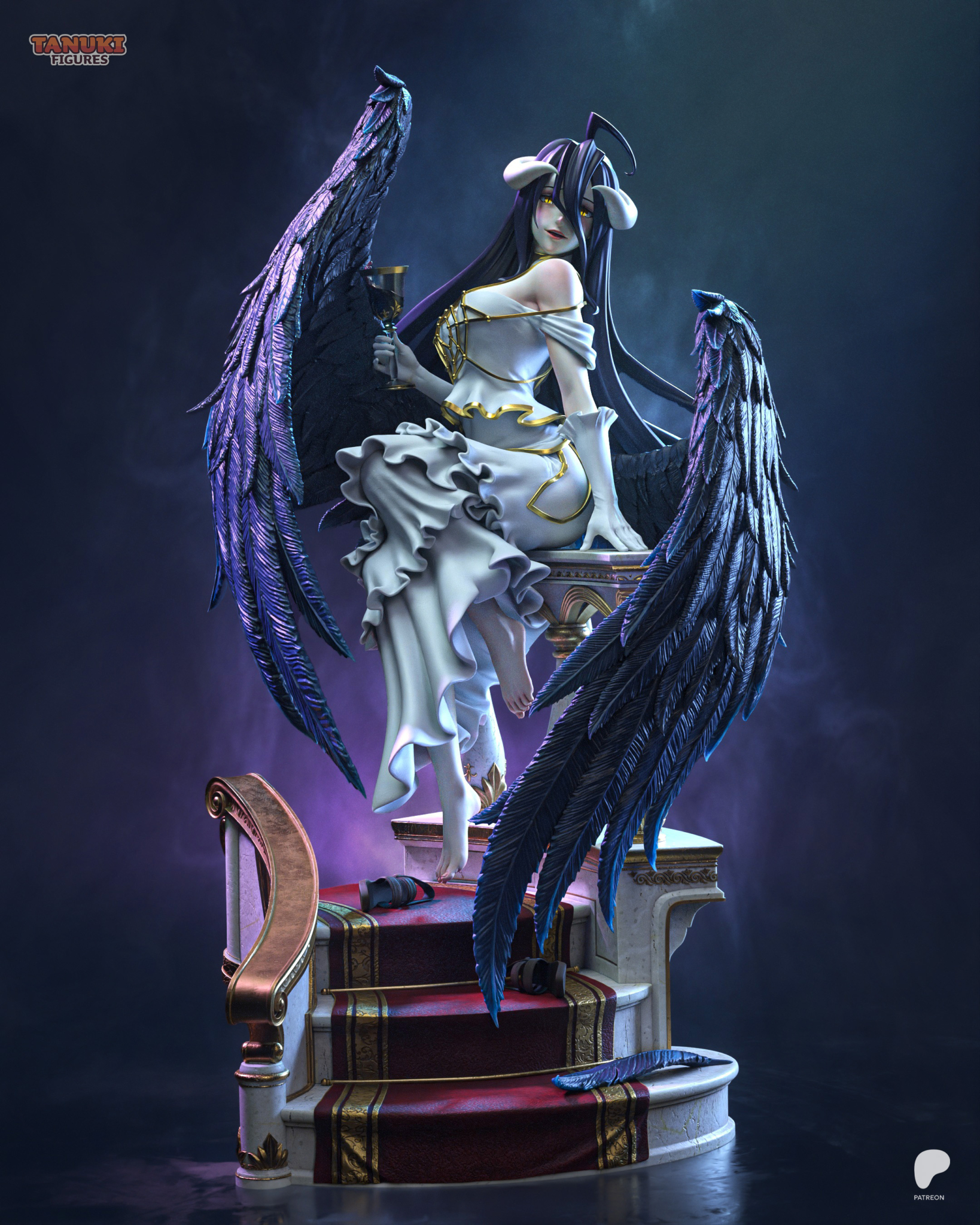 Albedo STL 2 + Bust - Overlord