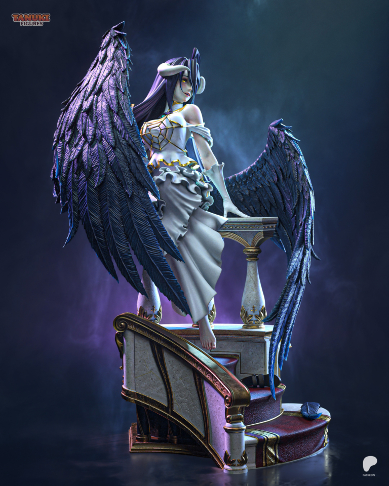 Albedo STL 2 + Bust - Overlord