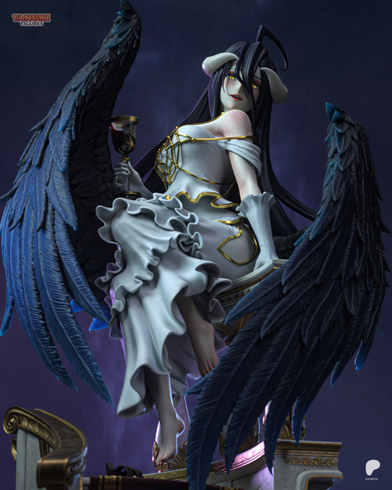 Albedo STL 2 + Bust - Overlord