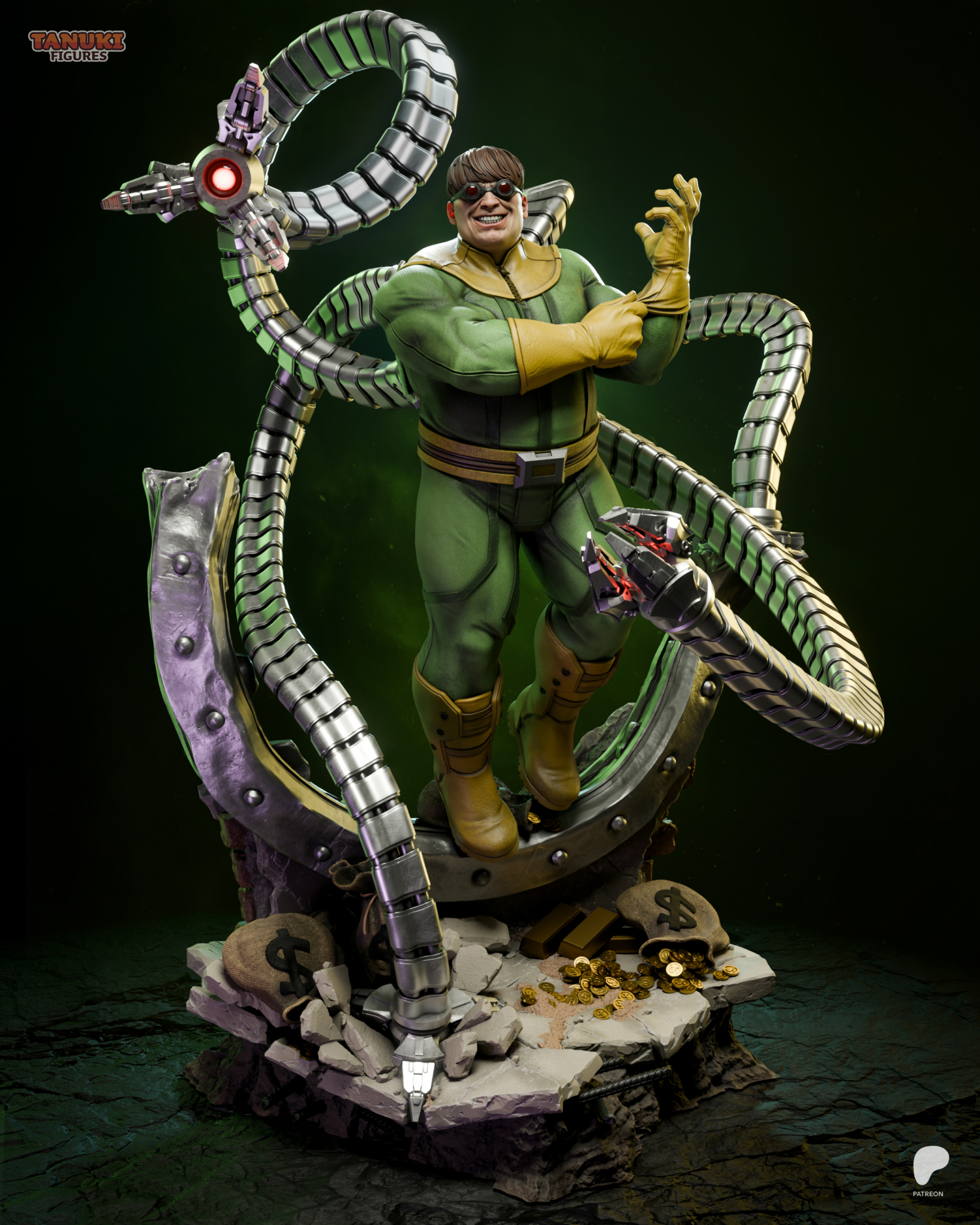 Doctor Octopus STL 2 + Bust - Marvel