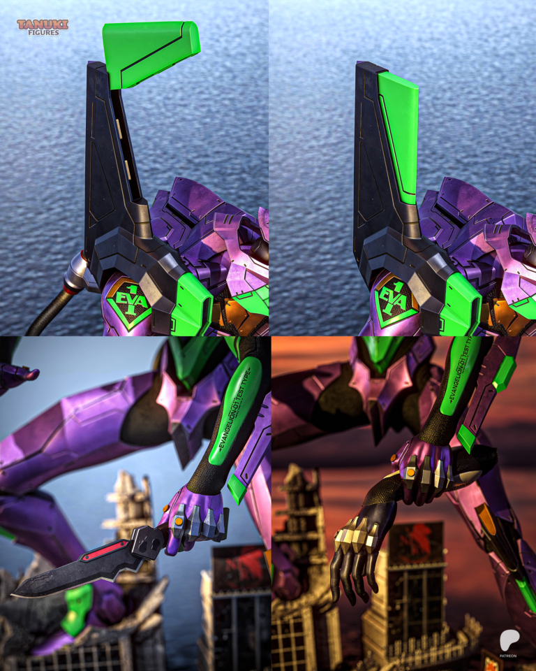 Eva 01 STL + Bust - Neon Genesis Evangelion