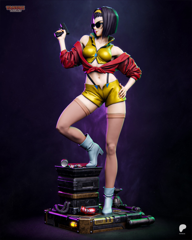 Faye Valentine STL 2 + Bust - Cowboy Bebop
