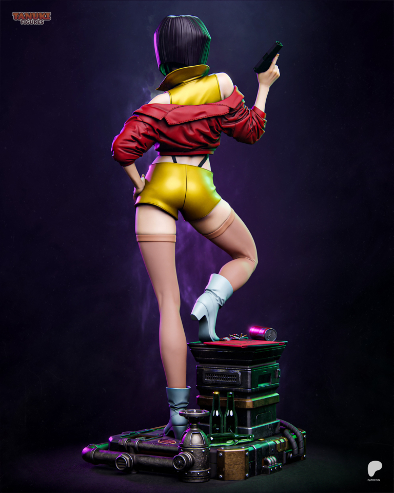 Faye Valentine STL 2 + Bust - Cowboy Bebop