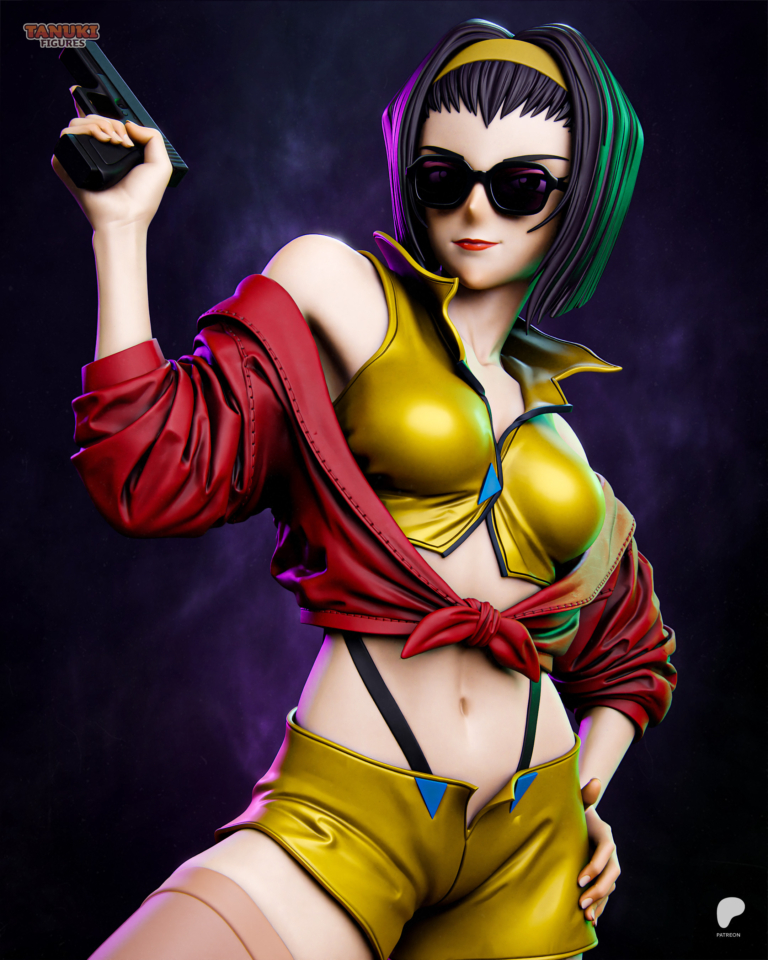 Faye Valentine STL 2 + Bust - Cowboy Bebop