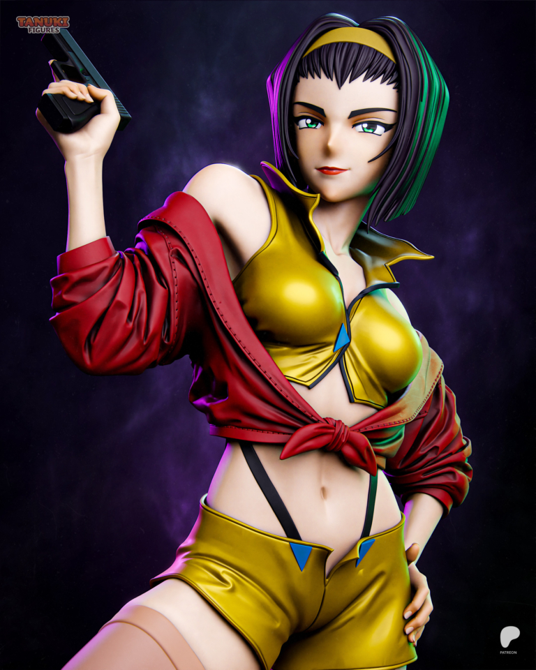 Faye Valentine STL 2 + Bust - Cowboy Bebop