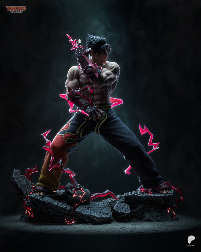 Jin Kazama STL + Bust - Tekken