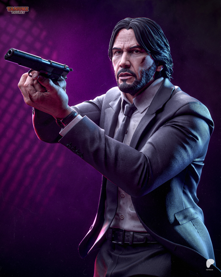 John Wick STL + Bust - John Wick