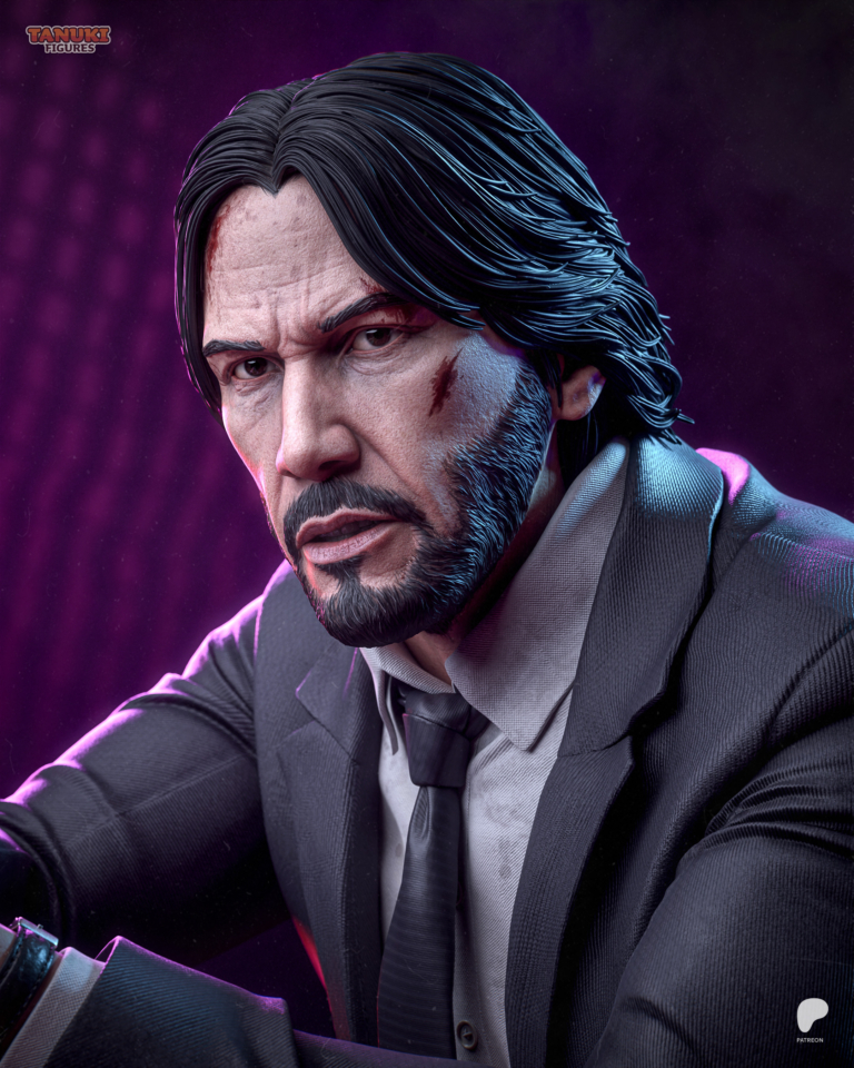 John Wick STL + Bust - John Wick