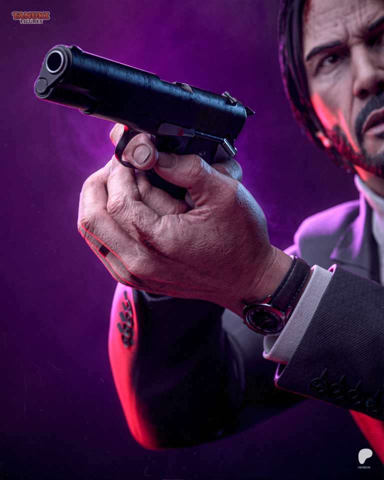 John Wick STL + Bust - John Wick