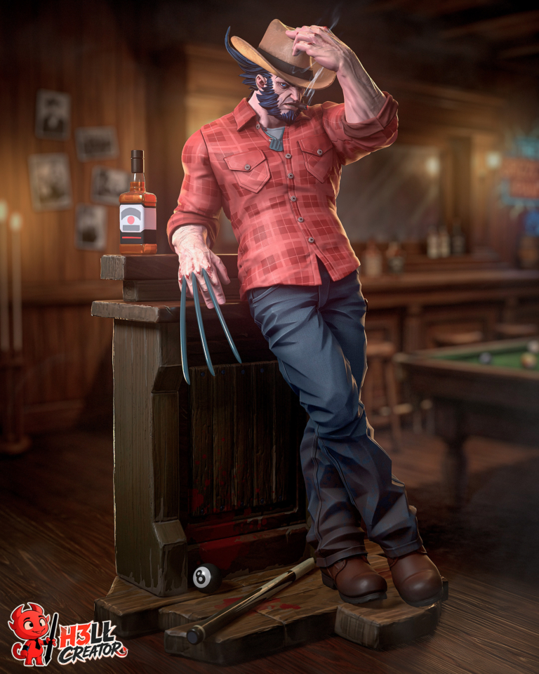 Logan STL 3 + Bust - Marvel