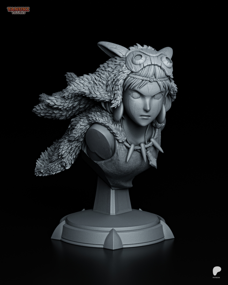 San + Bust - Princess Mononoke STL
