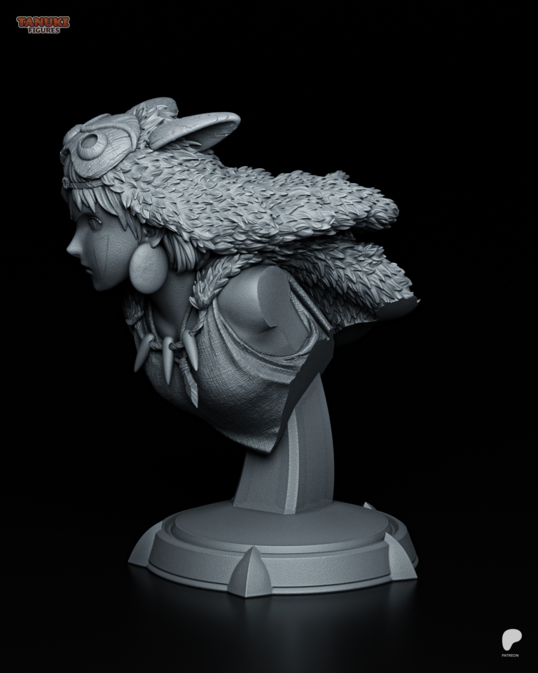 San + Bust - Princess Mononoke STL