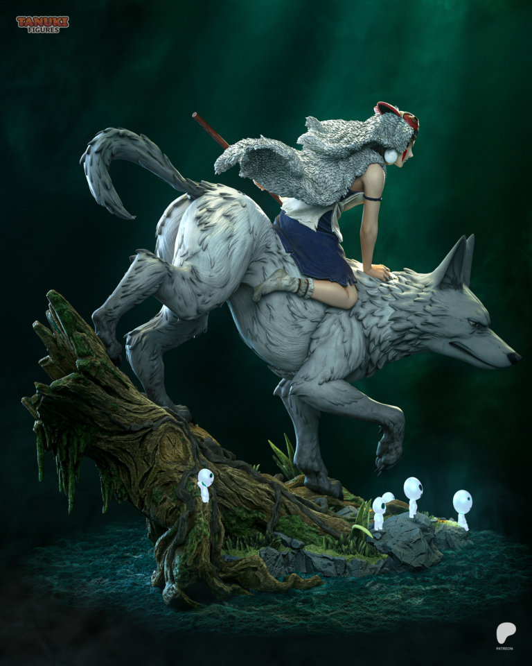 San + Bust - Princess Mononoke STL