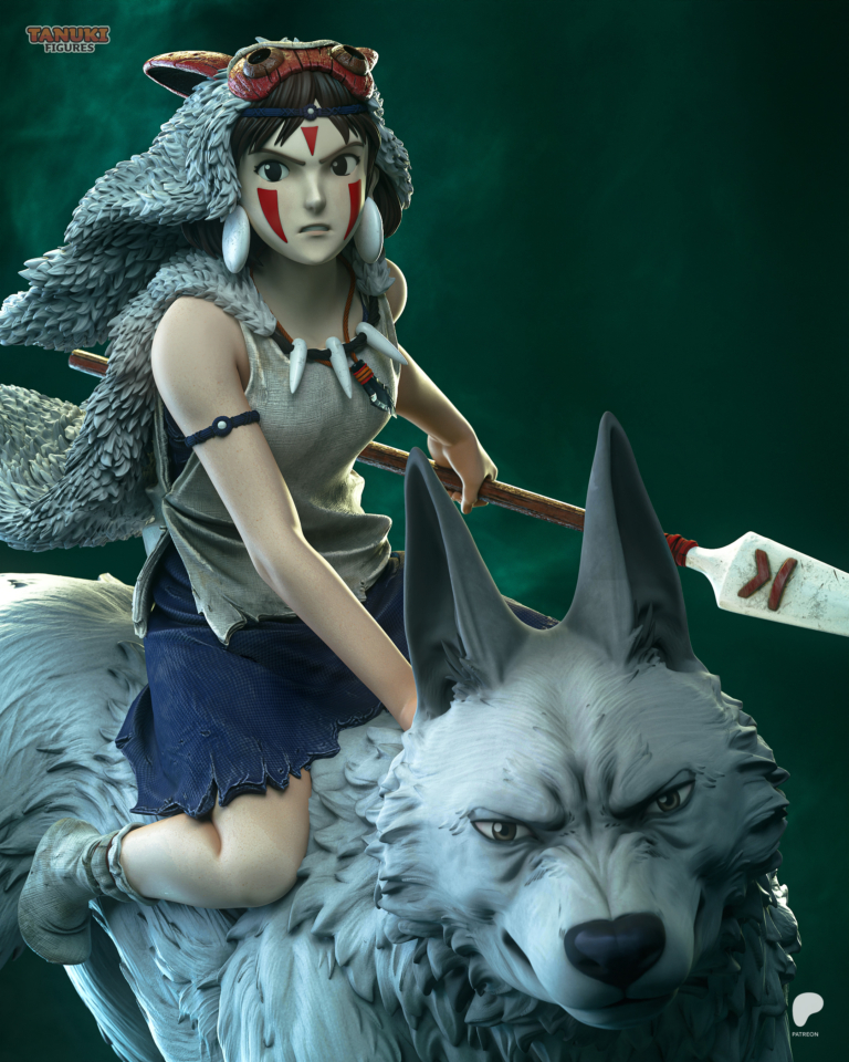 San + Bust - Princess Mononoke STL