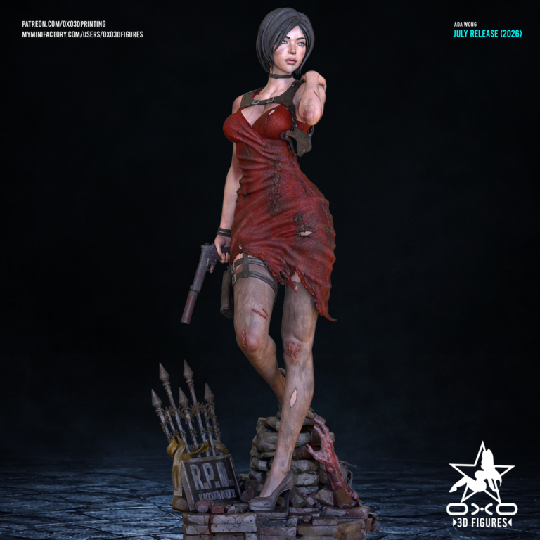 Ada Wong STL 4 + NSFW - Resident Evil