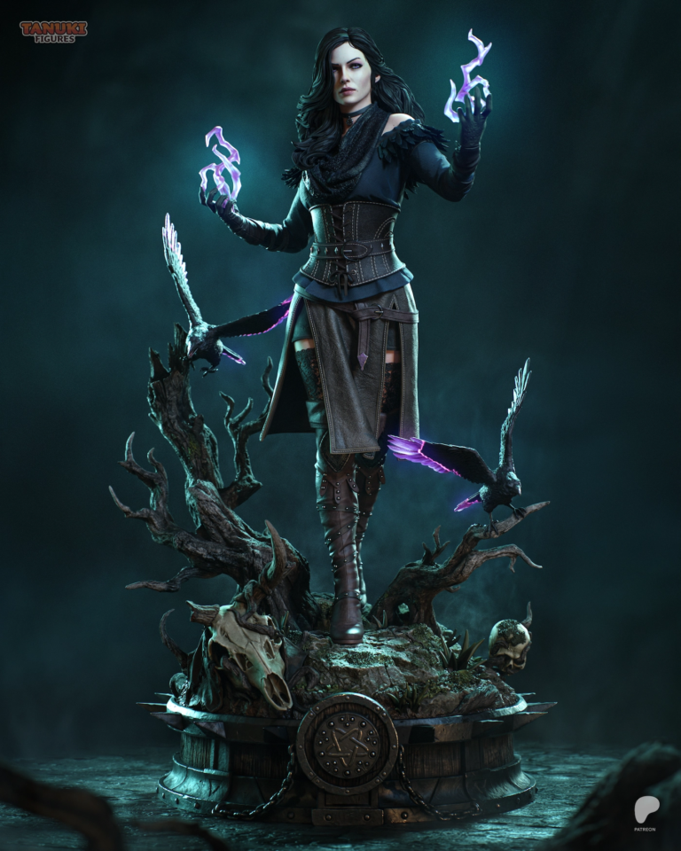 Yennefer of Vengerberg STL 5 + Bust - The Witcher