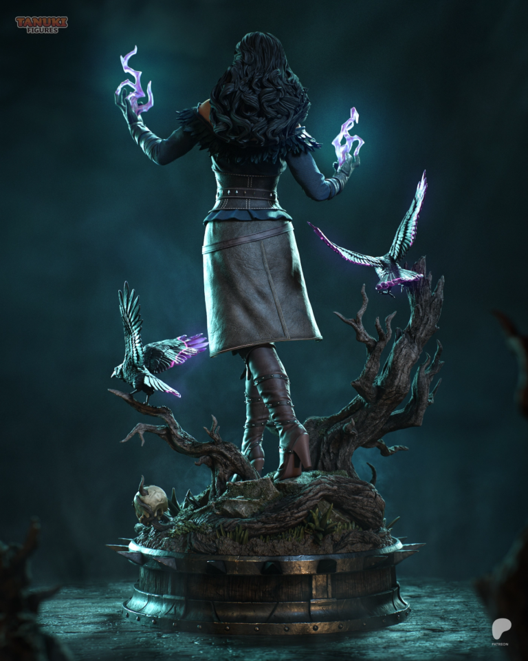 Yennefer of Vengerberg STL 5 + Bust - The Witcher