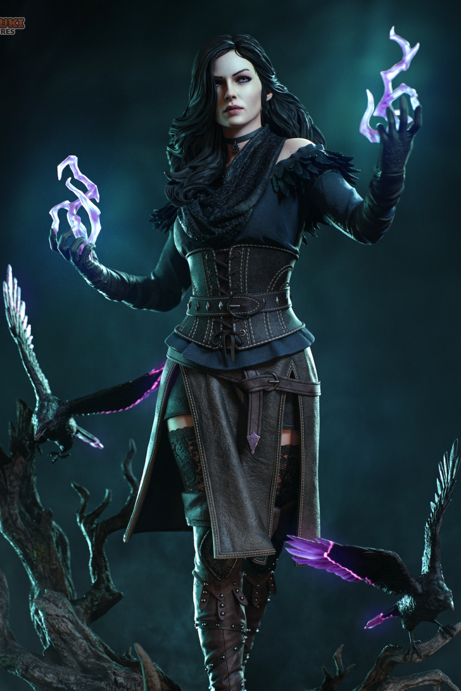 Yennefer of Vengerberg STL 5 + Bust - The Witcher