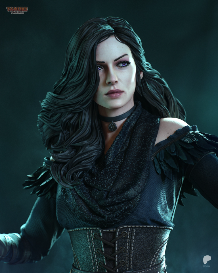 Yennefer of Vengerberg STL 5 + Bust - The Witcher