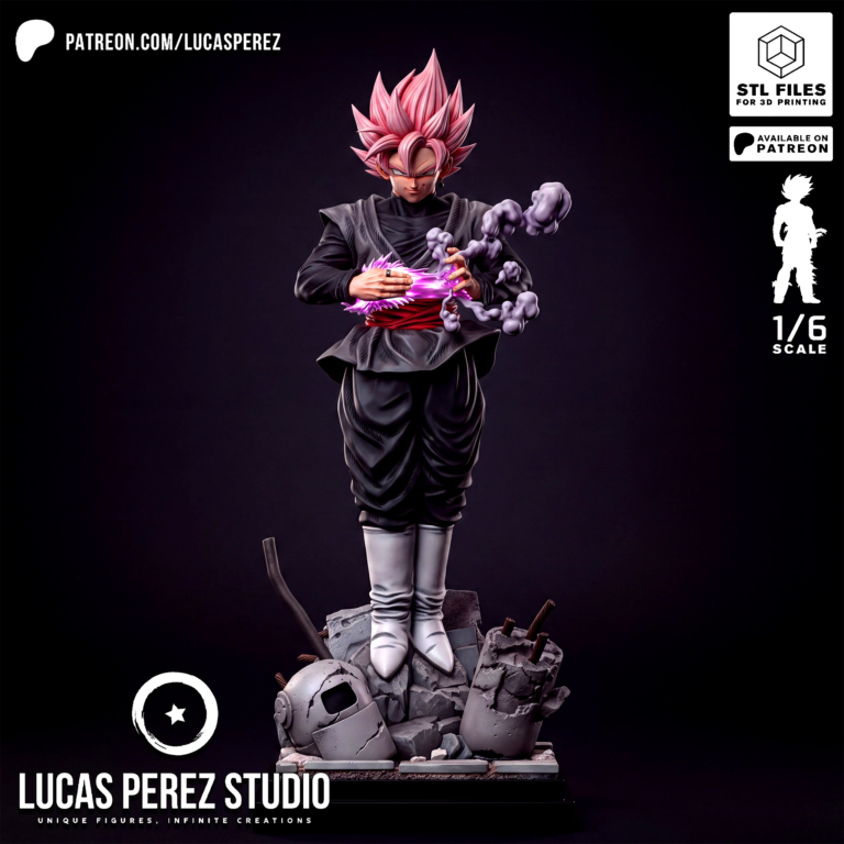 Goku Black Rose STL Cover