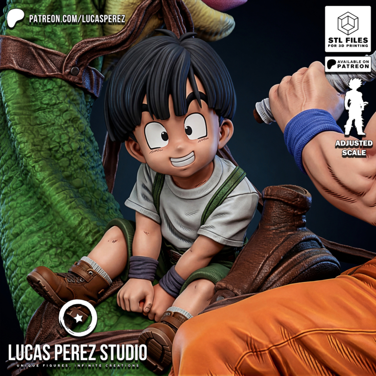 Goku and Family Diorama - Dragon Ball