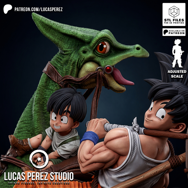 Goku and Family Diorama - Dragon Ball