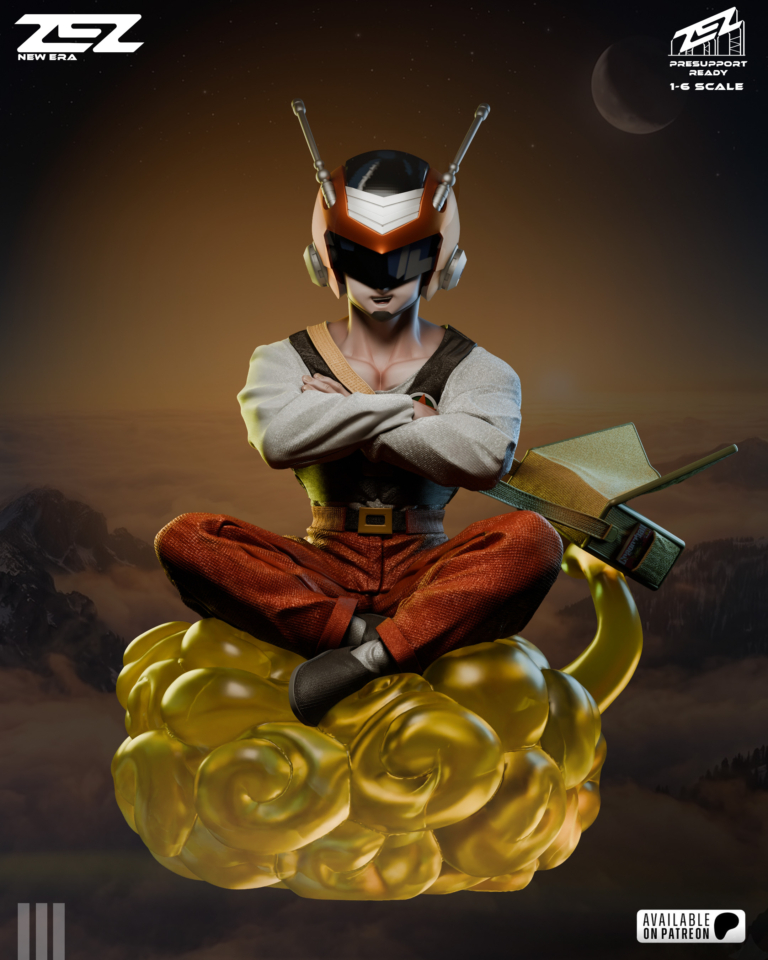 Teen Gohan STL 5 + Bust + Extras - Dragon Ball
