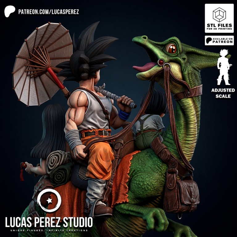 Goku and Family Diorama - Dragon Ball