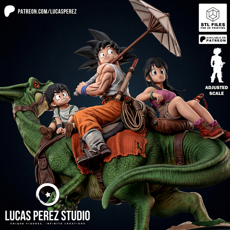 Goku and Family Diorama - Dragon Ball