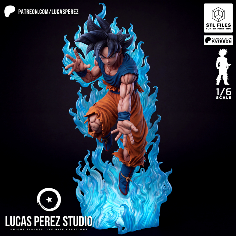Goku Ultra Instinct STL Cover