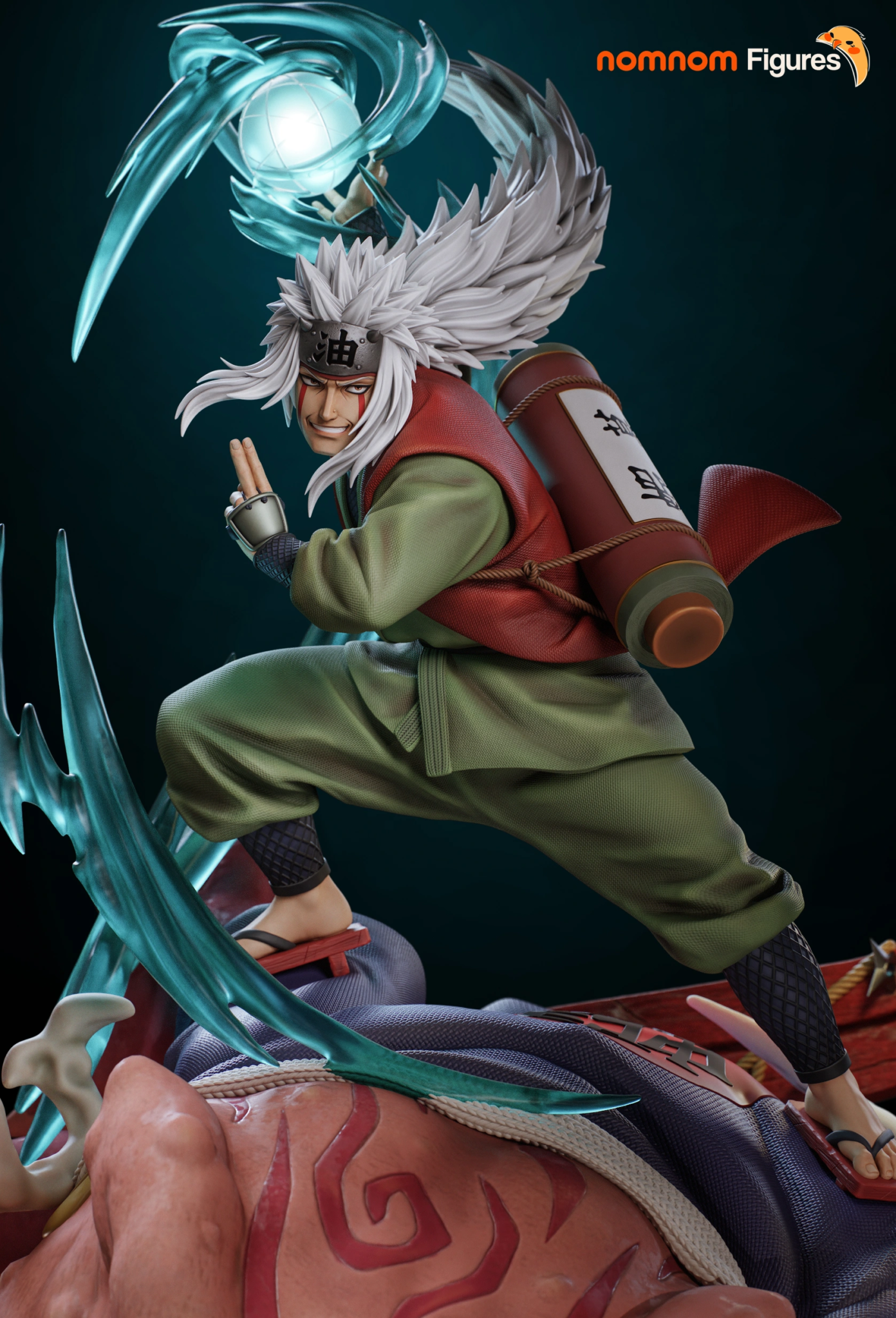 Jiraiya STL 3 + Bust + Extras - Naruto